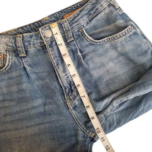 Anthropologie Pilcro The Breaker Barrel Leg Jeans Womens Size 25 - Picture 9 of 13